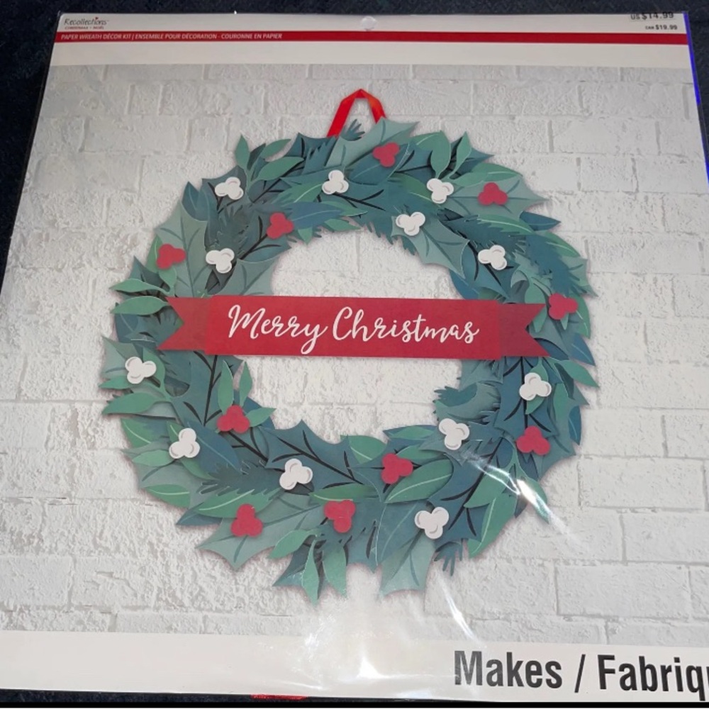 christmas wreath craft